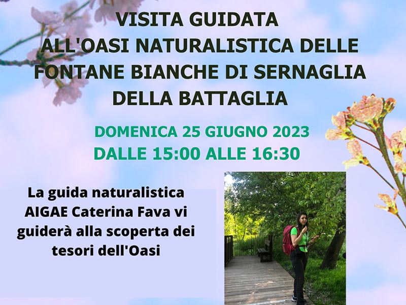 visita guidata all'oasi naturalistica fontane bianche