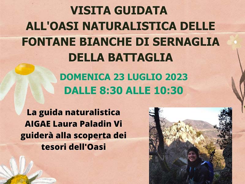 visita guidata fontane bianche luglio 2023