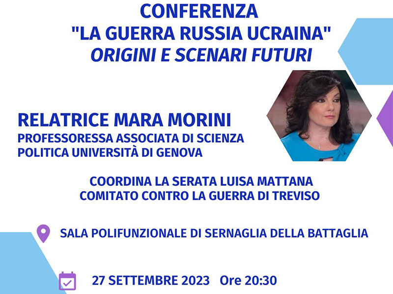 conferenza: la guerra Russia Ucraina - origine e scenari furuti